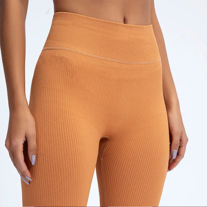 Ribbed Seamless High Waisted Leggings