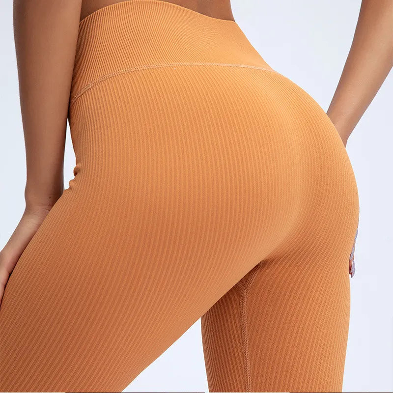 Ribbed Seamless High Waisted Leggings