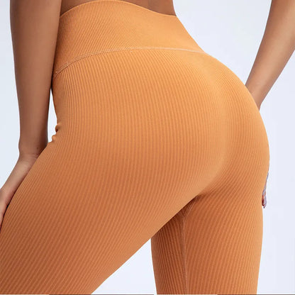 Ribbed Seamless High Waisted Leggings