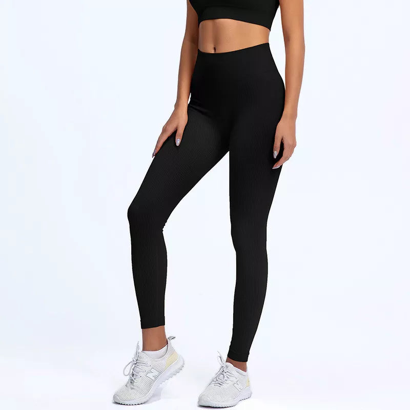 Ribbed Seamless High Waisted Leggings