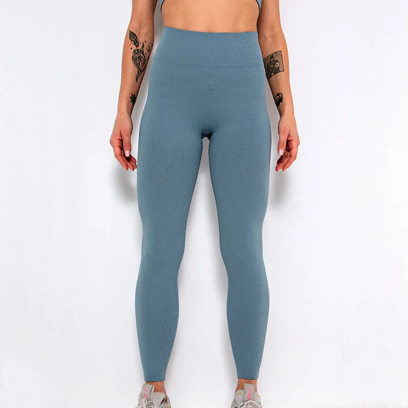 Ribbed Seamless High Waisted Leggings