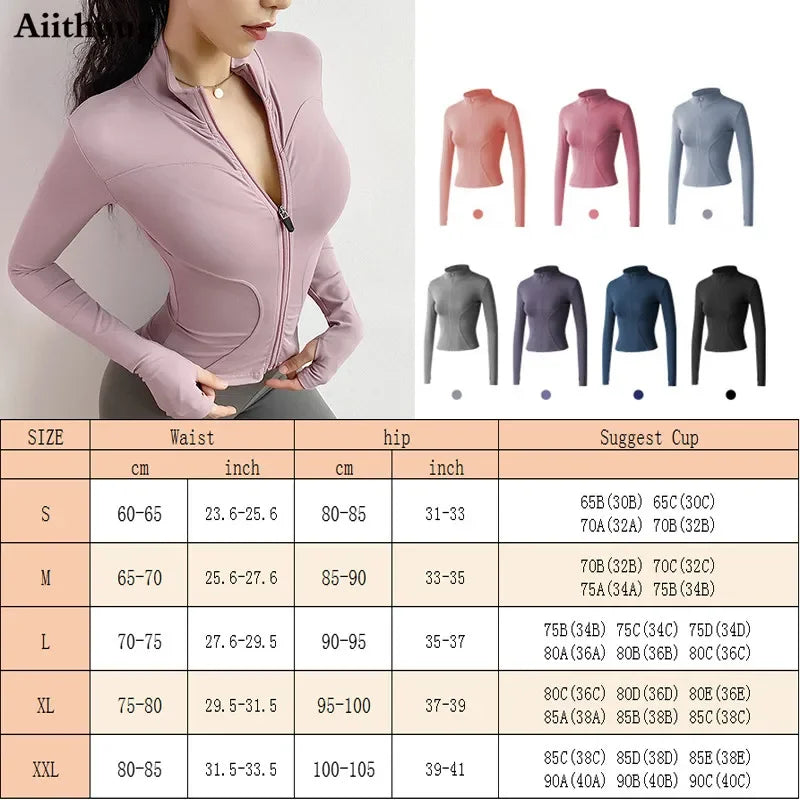 Slim Fit Lightweight Jackets with Thumb Holes