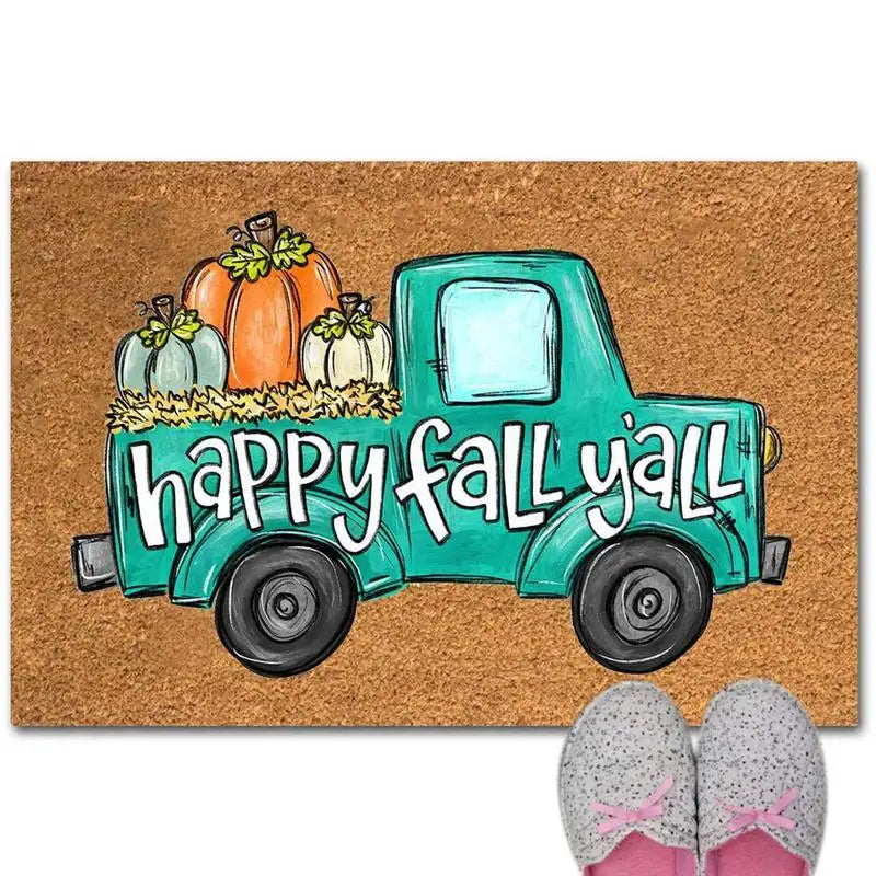 Autumn Welcome Door Mat