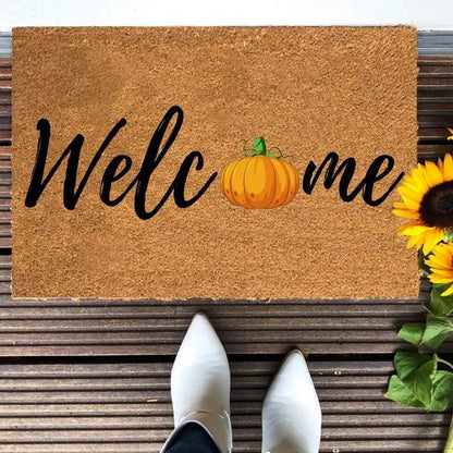 Autumn Welcome Door Mat