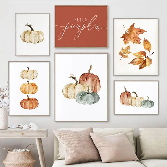 Autumn Sayings Canvas