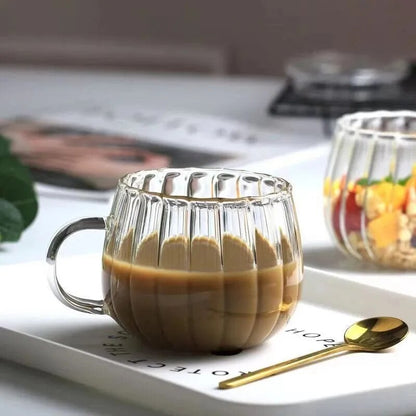 Heat-Resistant  Glass Pumpkin Mug