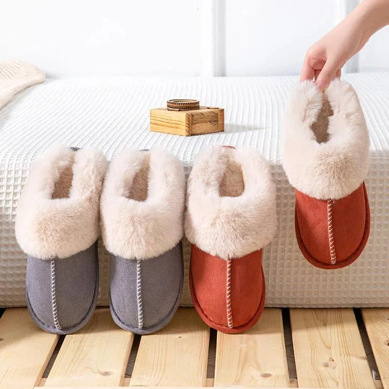 Plush Warm Home Slippers