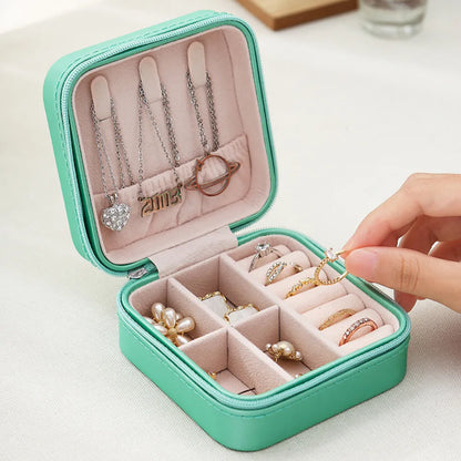 Earring Ring Necklace Storage Box Holder Organizer