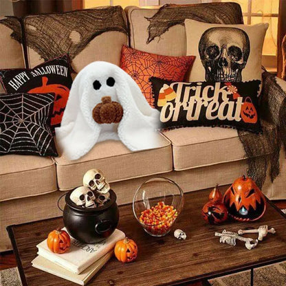 Halloween Ghost Pillow Plush Ghost Throw Pillow