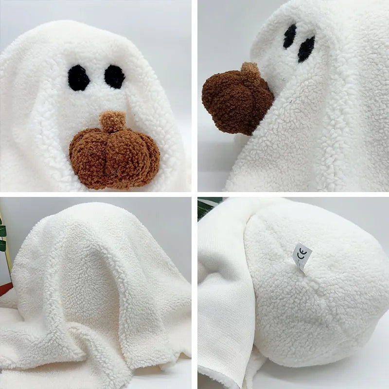 Halloween Ghost Pillow Plush Ghost Throw Pillow