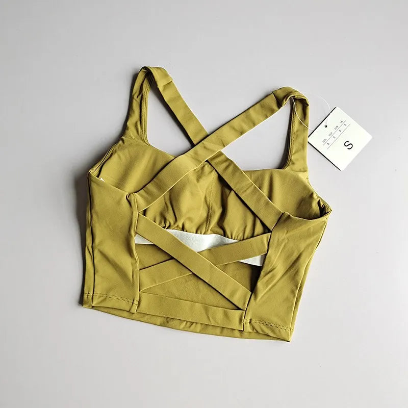 Seamless Push-Up Sports Bra