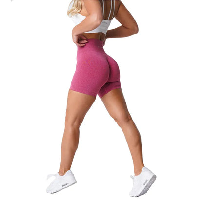 Seamless Pro Elastic Breathable Hip-lifting  Spandex Shorts