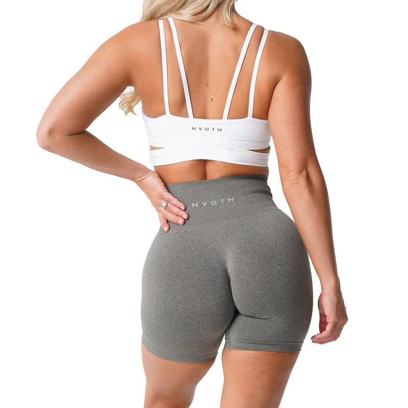 Seamless Pro Elastic Breathable Hip-lifting  Spandex Shorts