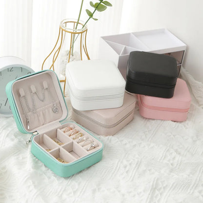 Earring Ring Necklace Storage Box Holder Organizer