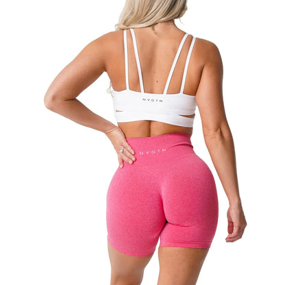 Seamless Pro Elastic Breathable Hip-lifting  Spandex Shorts