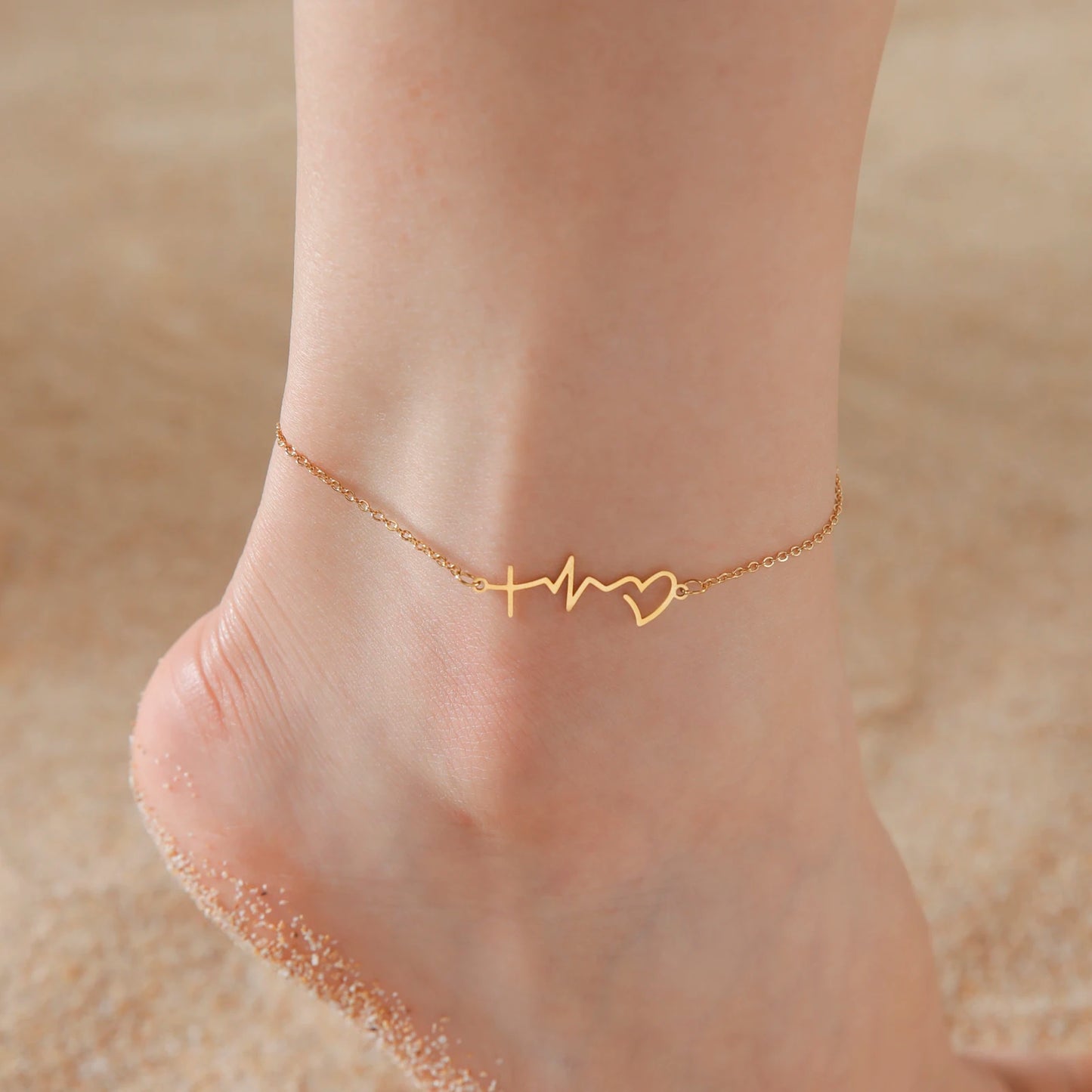 Cute Stainless Steel charm Anklet