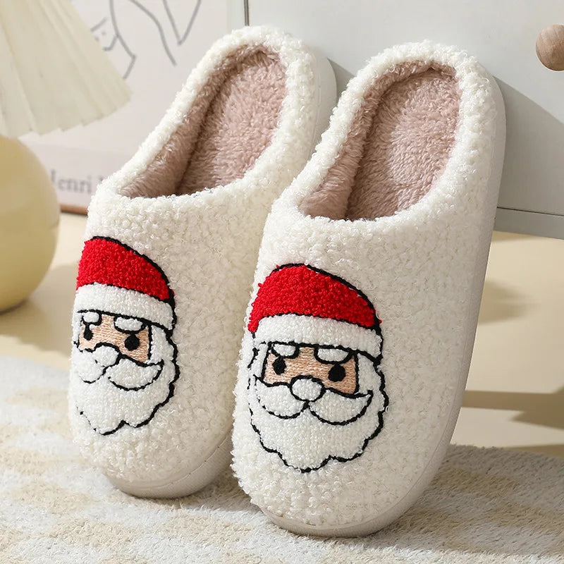 Christmas Fluffy House Slippers