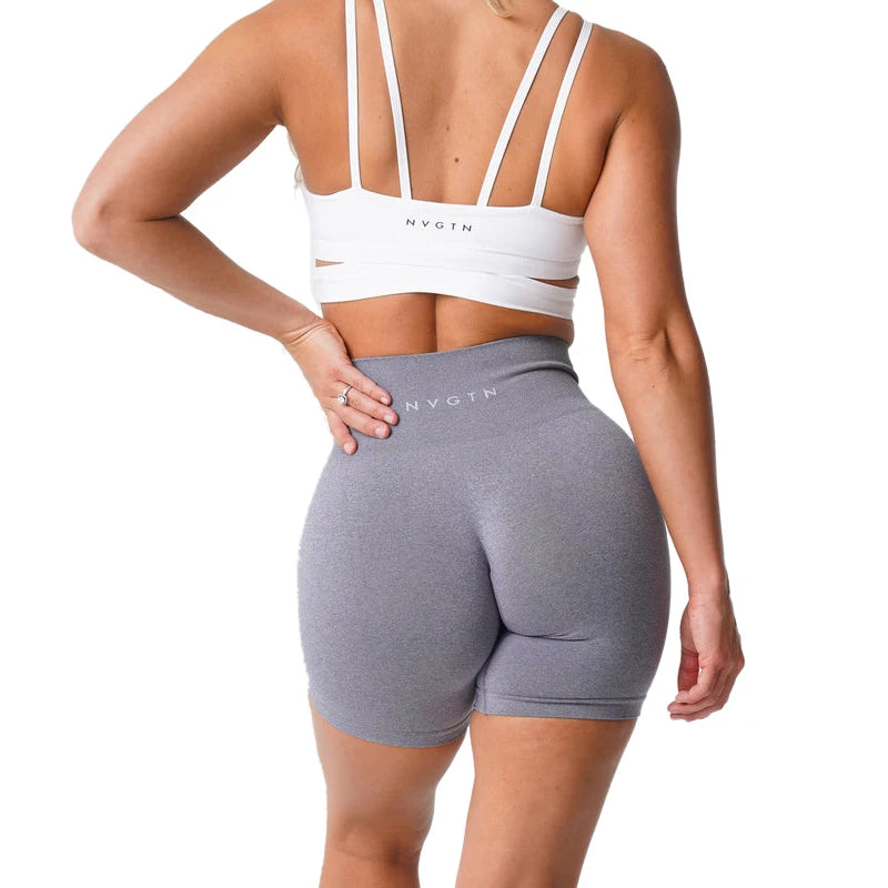 Seamless Pro Elastic Breathable Hip-lifting  Spandex Shorts