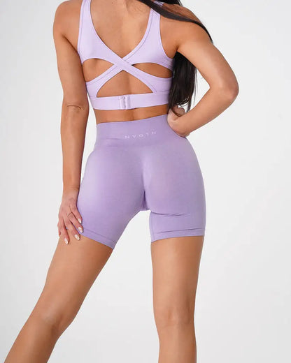 Seamless Pro Elastic Breathable Hip-lifting  Spandex Shorts