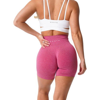 Seamless Pro Elastic Breathable Hip-lifting  Spandex Shorts