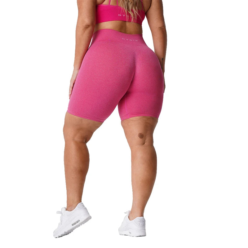 Seamless Pro Elastic Breathable Hip-lifting  Spandex Shorts