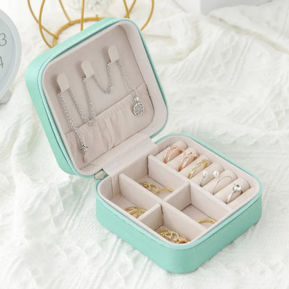 Earring Ring Necklace Storage Box Holder Organizer