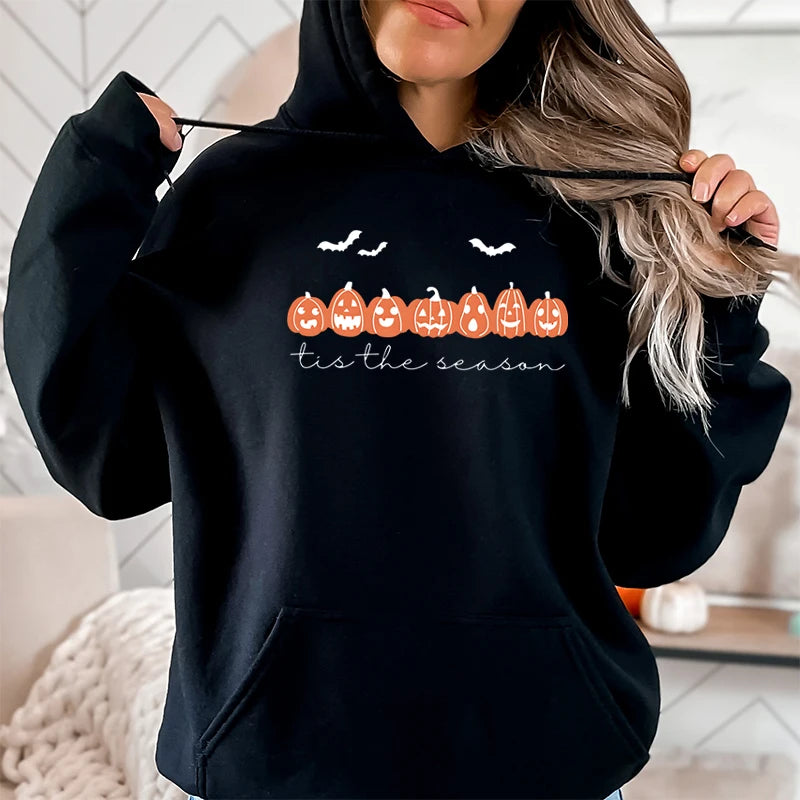 Halloween Pumpkins Tis The Season Hoodies