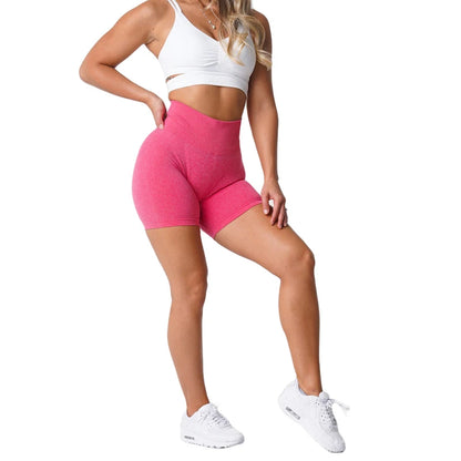 Seamless Pro Elastic Breathable Hip-lifting  Spandex Shorts