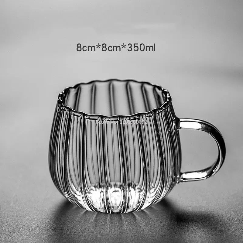 Heat-Resistant  Glass Pumpkin Mug