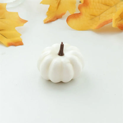 9pcs Random Mixed Mini Artificial Halloween Pumpkin Decor