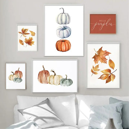 Autumn Sayings Canvas