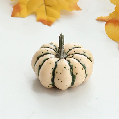 9pcs Random Mixed Mini Artificial Halloween Pumpkin Decor