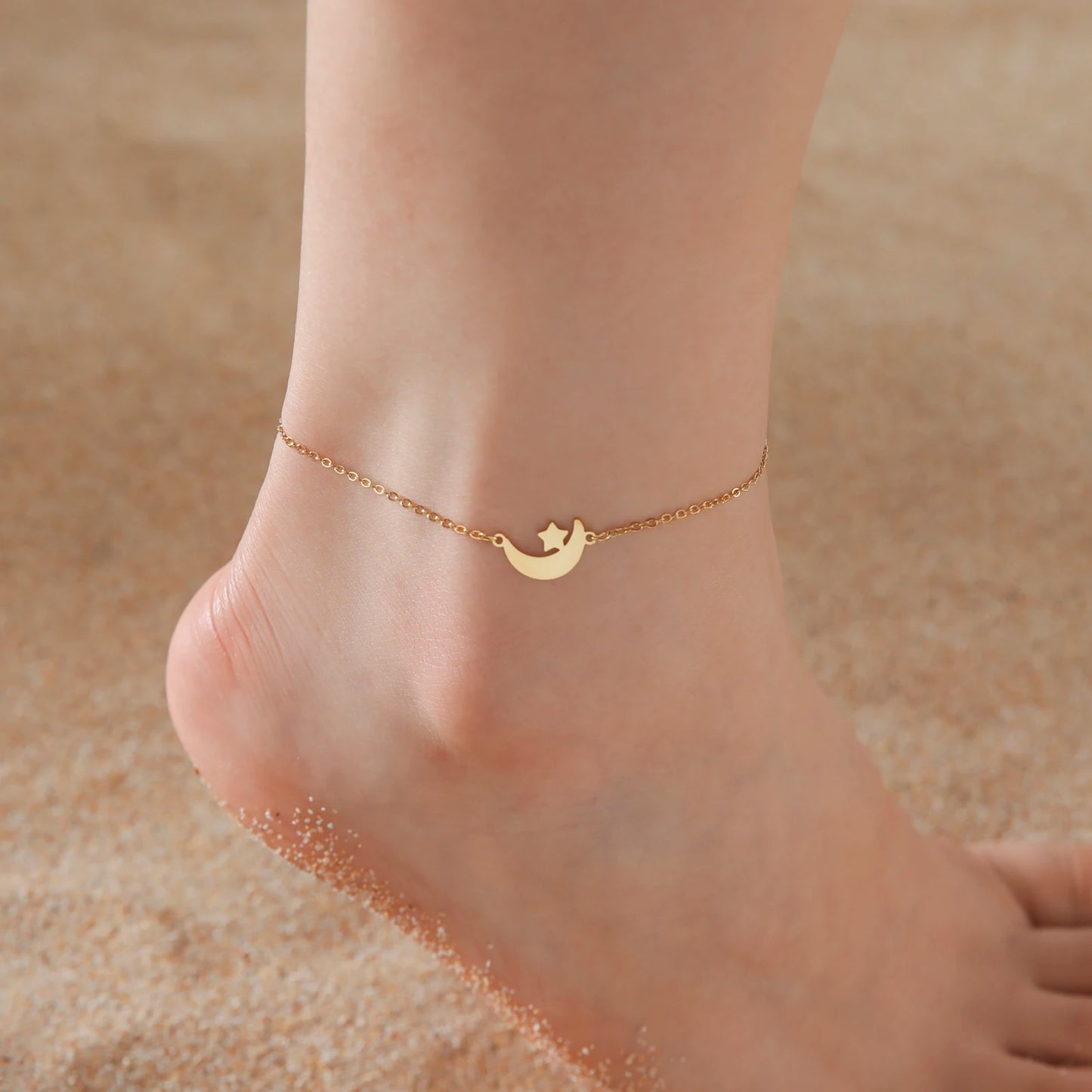 Cute Stainless Steel charm Anklet