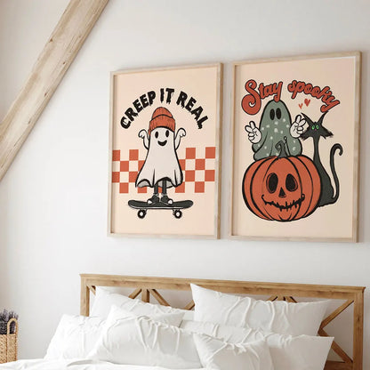 Halloween Fall Canvas