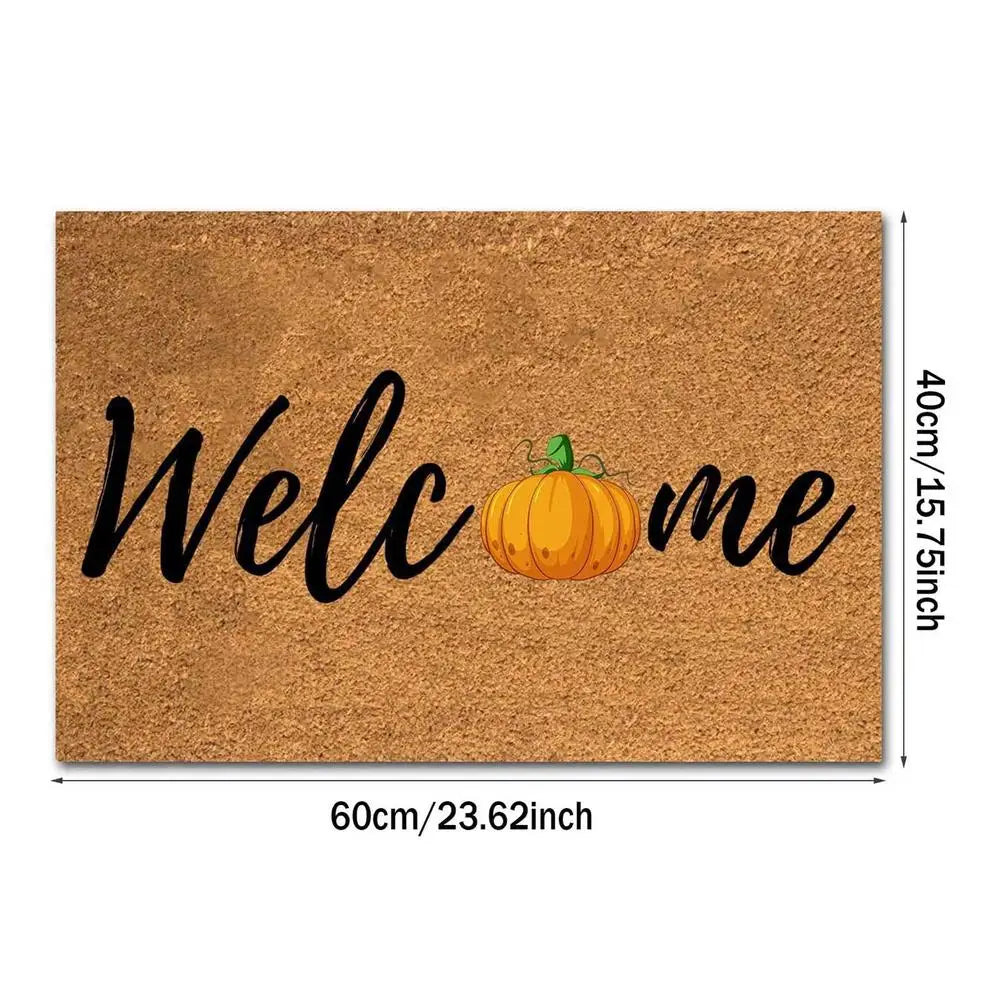 Autumn Welcome Door Mat