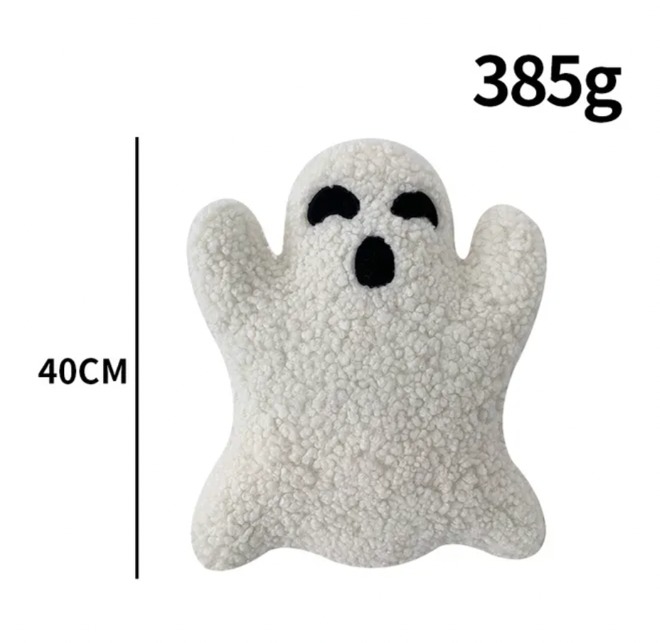 Halloween Ghost Pillow Plush Ghost Throw Pillow