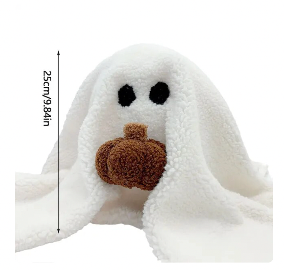 Halloween Ghost Pillow Plush Ghost Throw Pillow