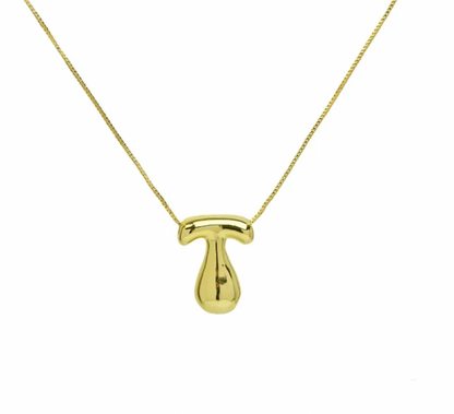 A-Z Bubble Letter Necklace