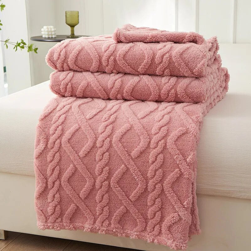 Solid Color Tuff Blanket Flannel Fleece Throw Blankets