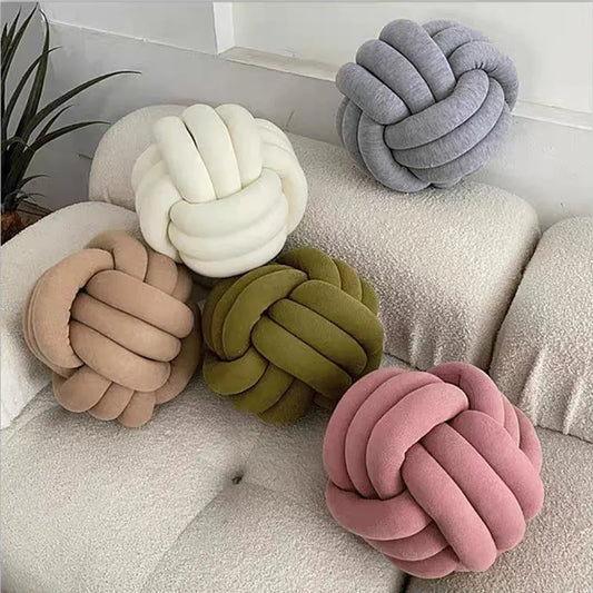 Hand Knot Cushion Sofa Throw Pillow