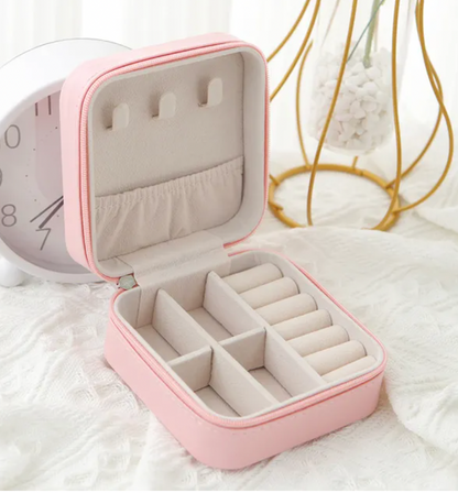 Earring Ring Necklace Storage Box Holder Organizer