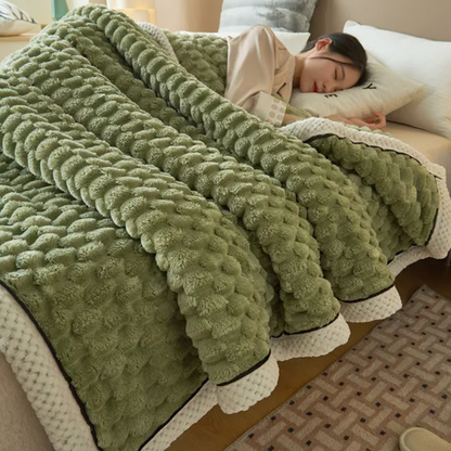 Turtle Velvet Autumn Winter Warm Sleeping Blanket